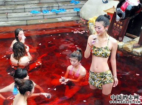葡萄酒洗澡有好處