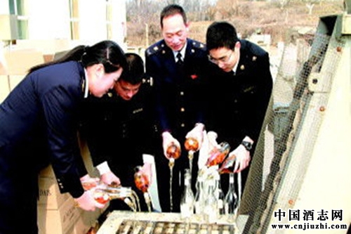 600瓶法國葡萄酒銅含量超標在煙臺銷毀